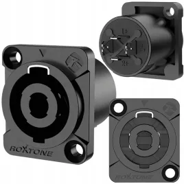gniazdo-glosnikowe-tablicowe-panelowe-speakon-4-pin-ip65-roxtone-rs4md-t
