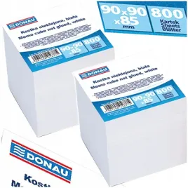 kostka-nieklejona-800-kart-90x90x85-bloczek-biurowy-bialy-xxl-donau-2szt