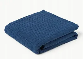 narzuta-z-piki-waflowej-orville-granatowa-260-x-260-cm-100percent-bawelna