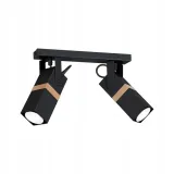 vidar-spot-2xgu10-czarny-mlp5401