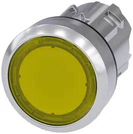 przycisk-okragly-zolty-plaski-samopowrot-siemens