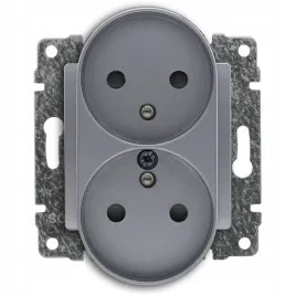 gniazdo-podwojne-vena-z-uziemieniem-bez-ramki-aluminium-524049