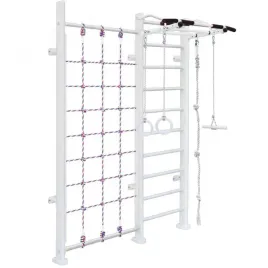 drabinka-gimnastyczna-ze-slupkiem-adler-plus-243-cm-bialy-akcesoria
