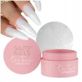 saute-nails-zel-budujacy-z-drobinkami-one-touch-glitter-milky-white-50g
