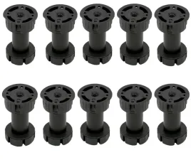 10-x-stopka-nozka-kuchenna-regulowana-3-el-czarna-h100-50-sztuk