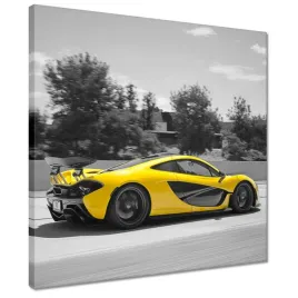 obrazy-40x40-yellow-mclaren-p1