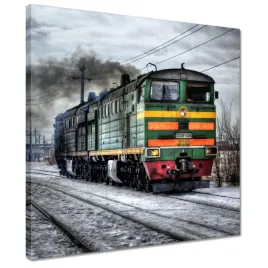 obrazy-40x40-pociag-lokomotywa-zima