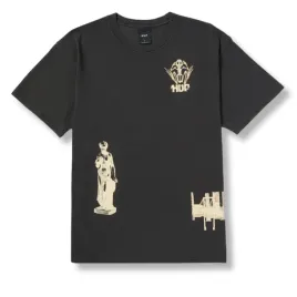 koszulka-meska-huf-loosies-washed-bawelniana-szara-z-nadrukiem