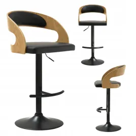 skorzany-hoker-kuchenny-z-oparciem-drewno-giete-dab-nr-22-czarny