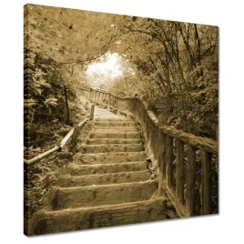 obrazy-40x40-schody-w-kolorze-sepii