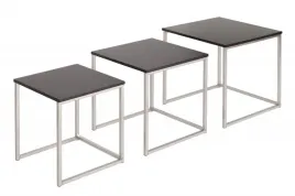 invicta-zestaw-stolikow-new-elements-czarny-mdf-podstawa-chromowana