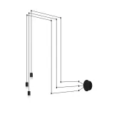 lampa-scienna-flusso-wall-3-czarna