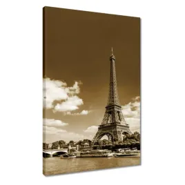 obrazy-40x60-fotka-wiezy-eiffla-sepia