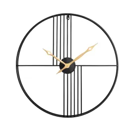 kare-zegar-strings-60-czarno-zloty