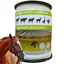 tasma-ogrodzeniowa-basic-dla-koni-200-mb-20-mm-biala-pastuch