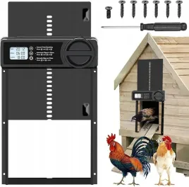 automatyczne-drzwi-do-kurnika-z-timerem-blokada-przytrzasniecia-wodoodporne