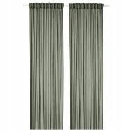 ikea-stenfro-firanki-2-szt-zielony-na-tasmie-145x300-cm
