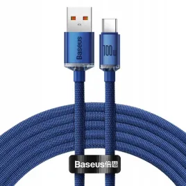 kabel-usb-do-usb-c-baseus-crystal-shine-100w-2m-niebieski-cajy000503