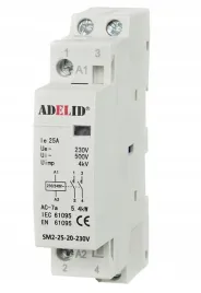 adelid-stycznik-modulowy-230v-25a-1p-1f-2no-2z
