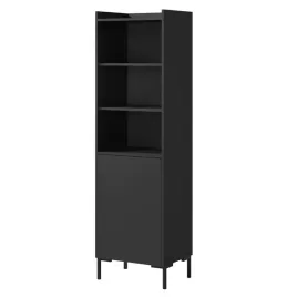 regal-z-drzwiami-uchylnymi-liam-50x180-czarny