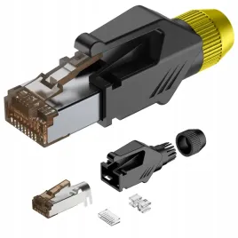 wtyk-rj45na-kabel-z-oslona-pozlacany-utp-solid-roxtone-rj45c5e-ph-yl