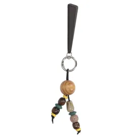 brelok-zawieszka-srebrna-do-torebki-kluczy-koraliki-brazowe-tos-b5