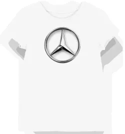 koszulka-damska-biala-z-lsniacym-logo-gwiazdy-mercedes-benz-l