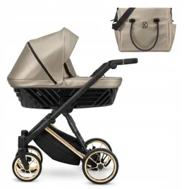 ivento-premium-kunert-wozek-dzieciecy-gondola-1w1-eco-cappucino-metalic