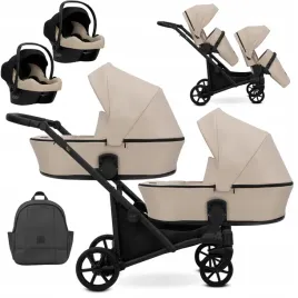 kunert-brav-duo-podwojny-wozek-blizniaczy-3w1or-06-cream-or-jeden-za-drugim