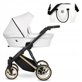 ivento-premium-kunert-bialy-wozek-dzieciecy-gondola-1w1-08-zlota-rama