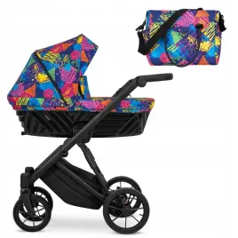 wozek-gleboki-1w1-ivento-kunert-05-colors-impresion-z-akcesoriami