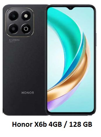 Smartfon Honor X6b 4GB / 128 GB Czarny PL| NOWY | GWARANCJA