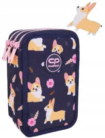piornik-coolpack-trzykomory-z-wyposazeniem-pieski-corgi-pies-korgi