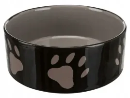 trixie-miska-ceramiczna-czarna-w-szare-lapki-14l-20cm-tx-24533