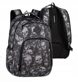 plecak-mlodziezowy-coolpack-break-squl-czaszki-czarno-szary