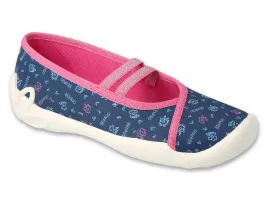 balerinki-dziewczece-buty-kapcie-befado-116y320-r-32-granatowe