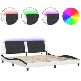 rama-lozka-z-led-bialo-czarna-200x200-cm-sztuczna-skora