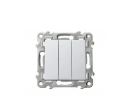 ospel-lp-13z-m-00-szafir-lacznik-potrojny-kolor-bialy