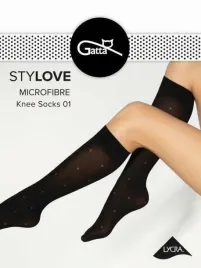 gatta-stylove-01-knee-sock-40den-uni-nero