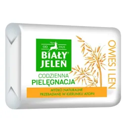 bialy-jelen-codzienna-pielegnacja-mydlo-hipoalergiczne-owies-i-len-100g