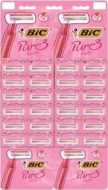 bic-maszynka-do-golenia-pure-3-lady-rozowa-karta-24szt
