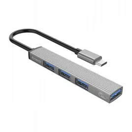 hub-usb-c-orico-ah-13-stacja-dokujaca-1x-usb-a-3-0-3x-usb-a-2-0-szary