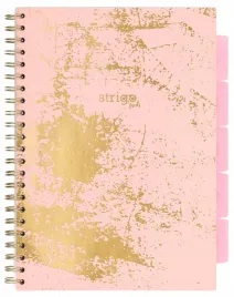 kolonotatnik-strigo-pads-animals-marmur-a4-kratka-rozowy-100-kartek