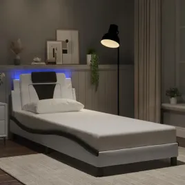 vidaxl-rama-lozka-z-led-bialo-czarna-90x200-cm-sztuczna-skora