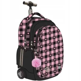 plecak-na-kolkach-4-komorowy-tb1-pink-checkered