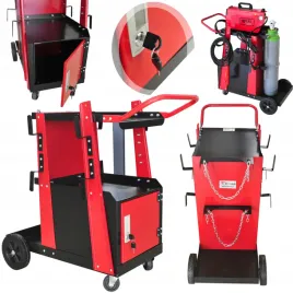 wozek-spawalniczy-z-zamykana-szafka-do-spawarki-migomatu-z-polka-na-butle