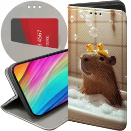 etui-z-klapka-do-xiaomi-redmi-note-9t-wzory-kapibara-urocza-zwierzak-case