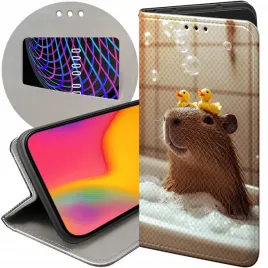 etui-z-klapka-do-xiaomi-redmi-note-14-5g-wzory-kapibara-urocza-zwierzak