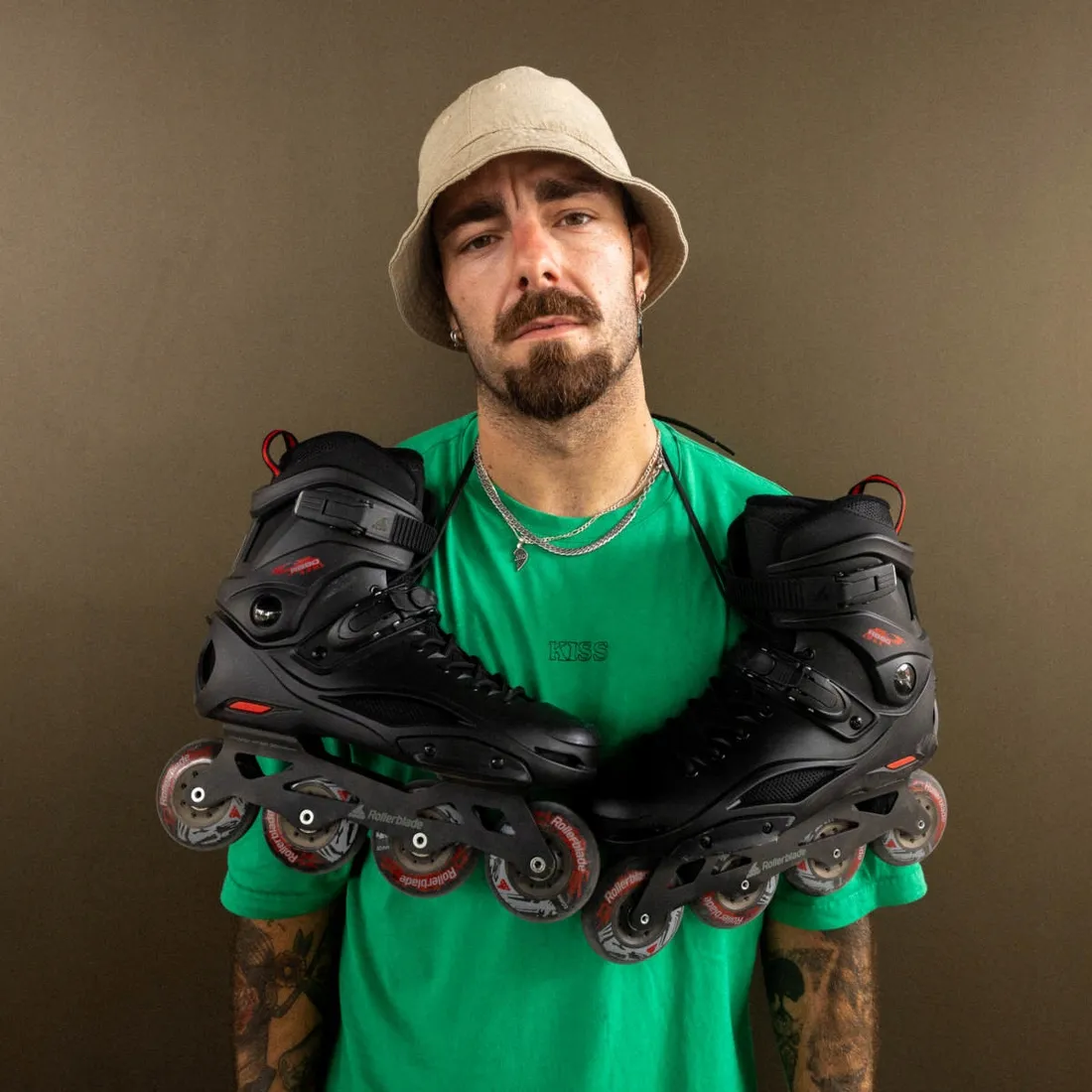 rolki-rollerblade-rb-80-black-red-43-stan-nowy