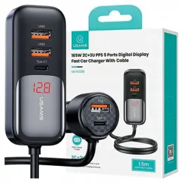 usams-ladowarka-samochodowa-c40-3xusb-2xusb-c-do-telefonow-pd-165w-qc-fast